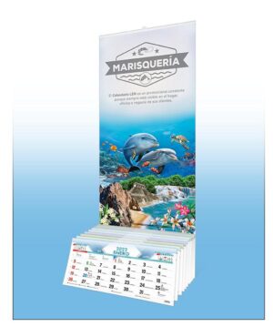 CALENDARIOS DE PARED, VARILLA ESPECIAL CON SANTORAL DE 12 HOJAS Serie Ve 20pz