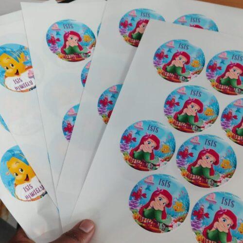 Impresión de Stickers en Hoja A4 HD