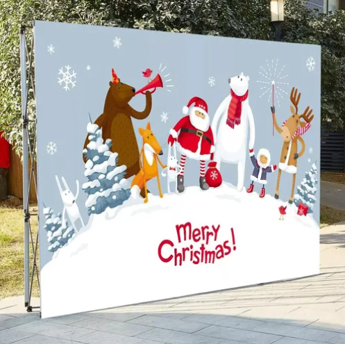 Muro publicitario abatible